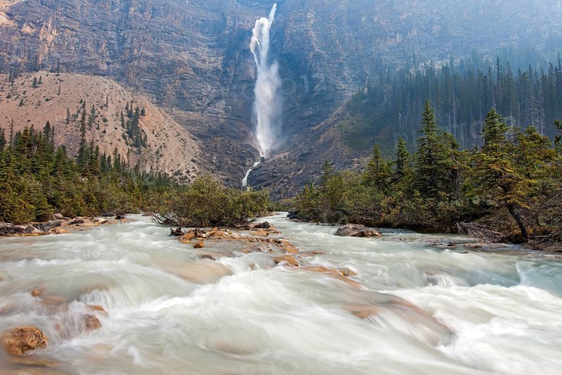 Takakkaw Falls in Yoho National Park