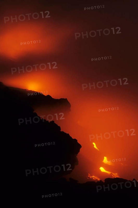 Active lava flow