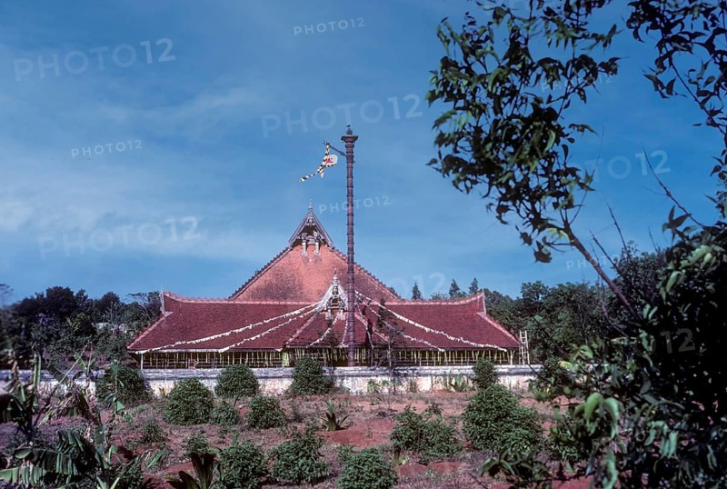Koothambalam or temple theatre in Kerala Kalamandalam