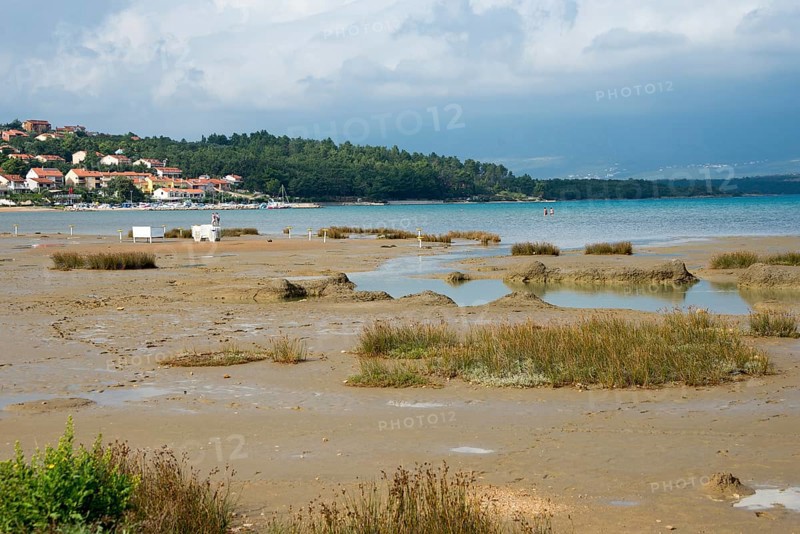 Saline healing mud