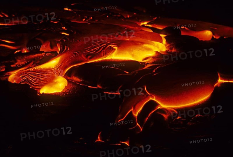 Active lava flow