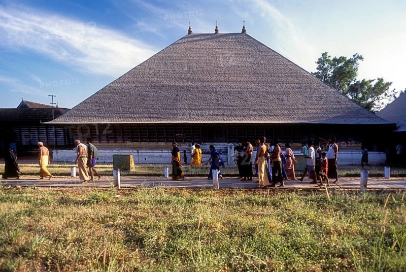 Koothambalam or temple theatre in Vadakkunathan temple in Thrissur or Trichur