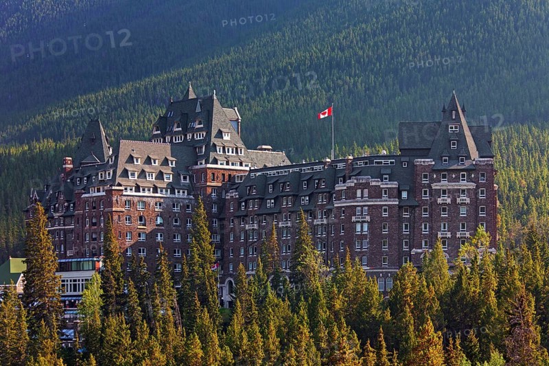 The Banff Springs Hotel in Scottish Baronial Style in Banff National Park