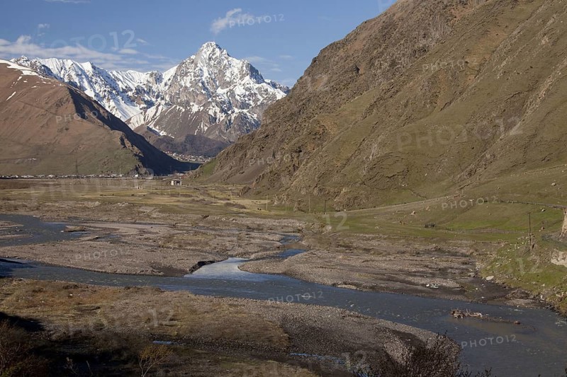 View of the Mountain River Valley