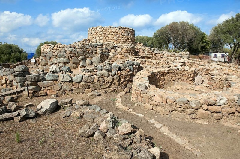 Excavation work at Nuraghe La Prisgiona