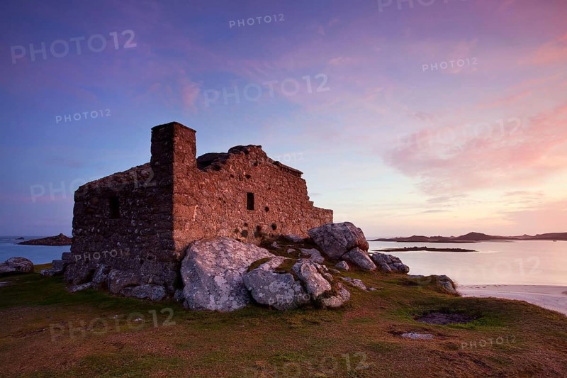 16th century fort built to defend the harbour at sunrise