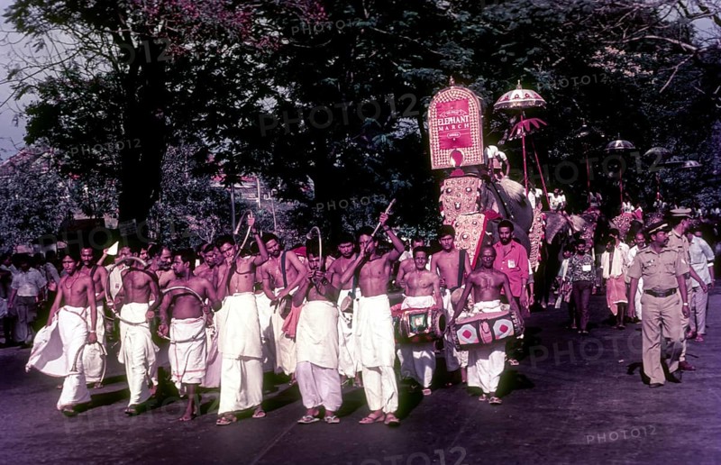 Great Elephant March in Thiruvananthapuram or Trivandrum