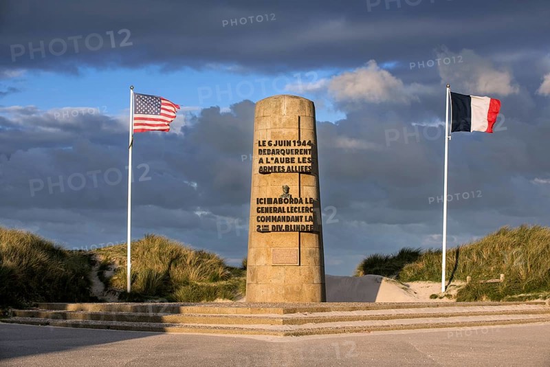 The World War II Leclerc Monument at Utah Beach