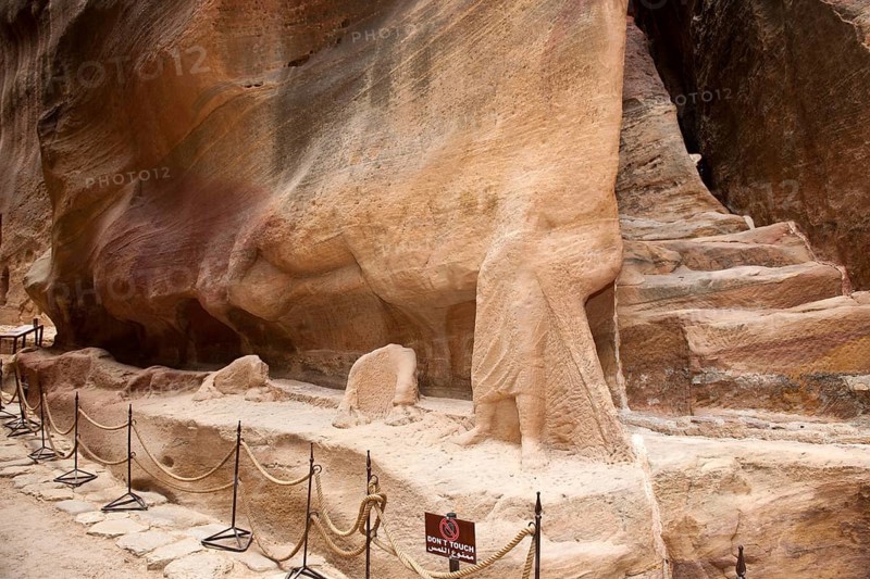 Weathered sandstone sculpture
