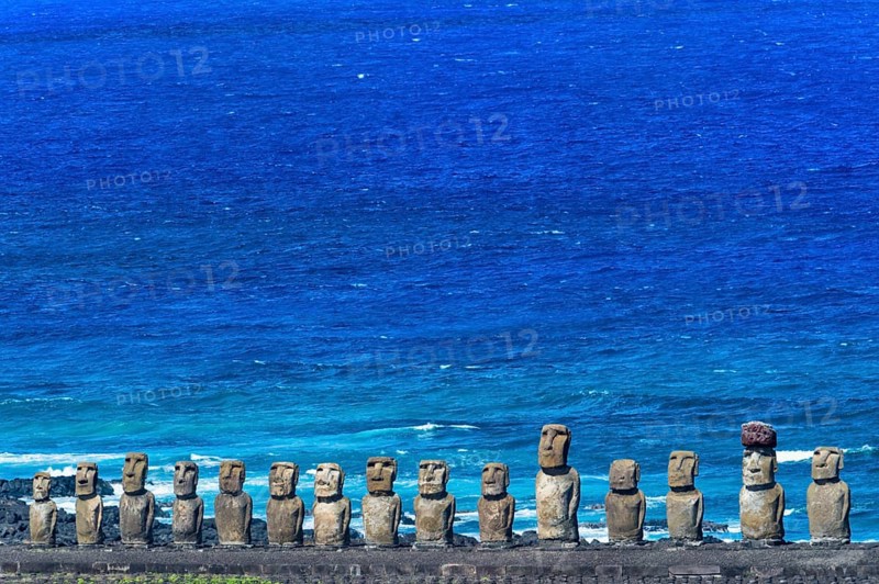 Moais at Ahu Tongariki