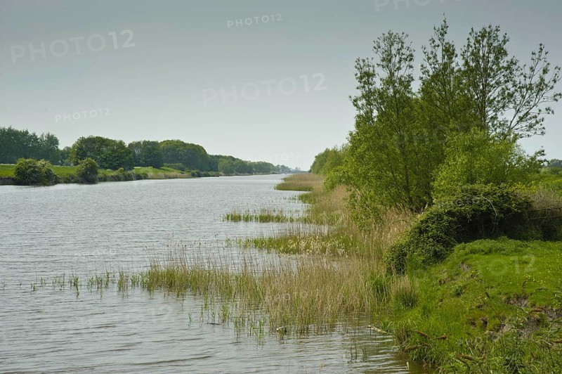 View of drainage canal