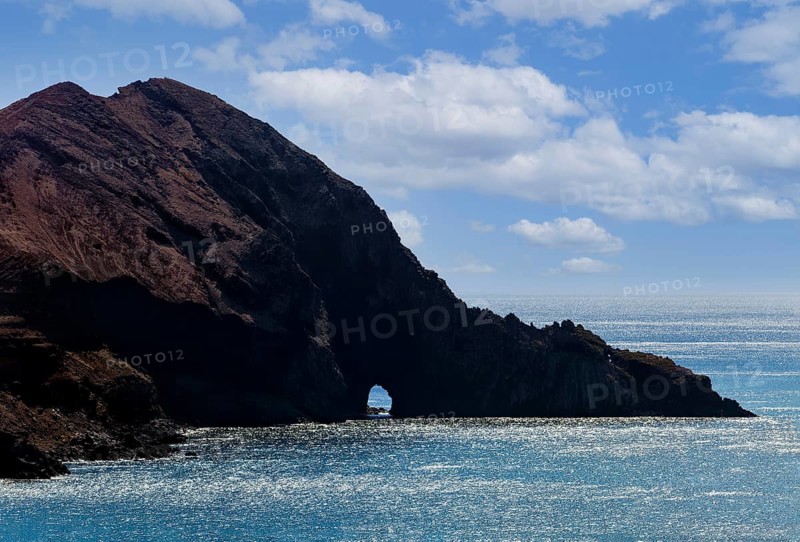 View from the hiking trail on Cape Ponta de Sao Lourenco