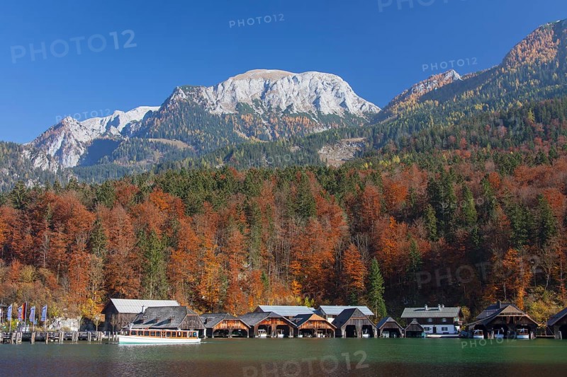 Wooden boathouses