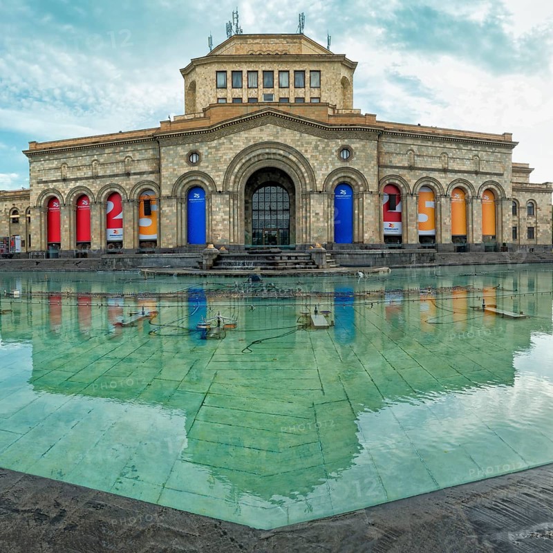 Republic Square in the morning
