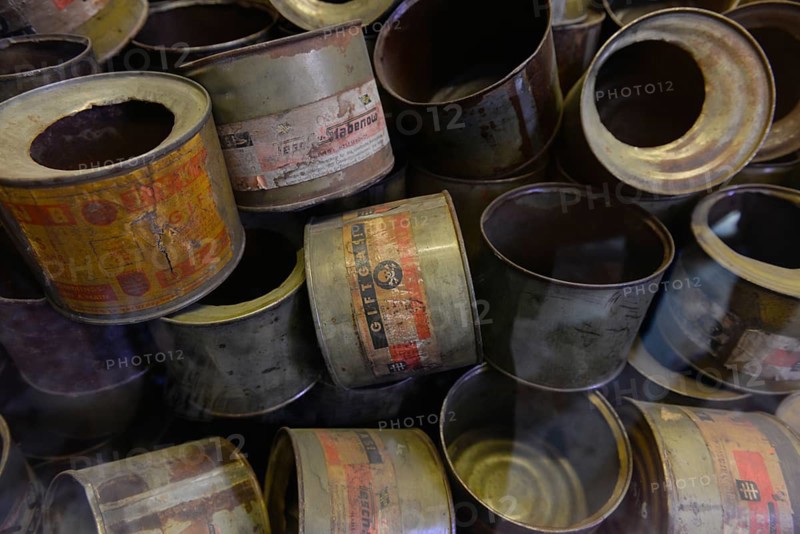 Cans of poison gas Zyklon B