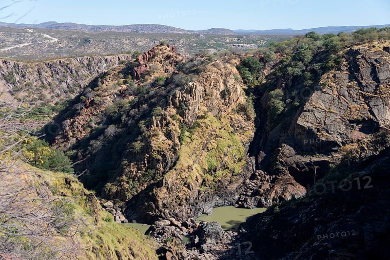 Ruacana Falls without water