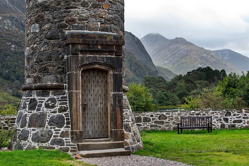 The Glenfinnan Monument on the shores of Loch Shiel
