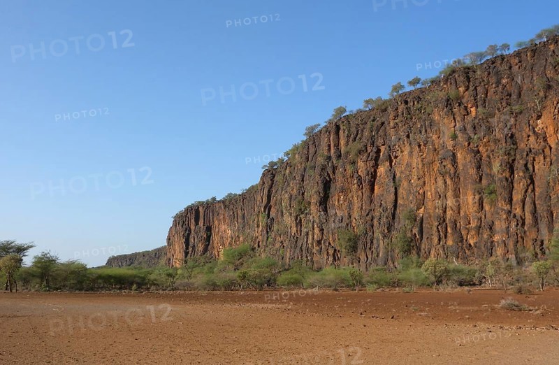 View along the escarpment