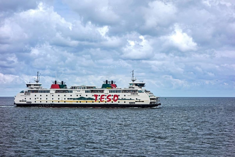 TESO ferry Dokter Wagemaker sailing from Den Helder to the island of Texel