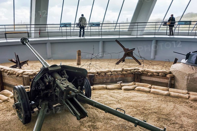 German Pak 40 75 mm anti-tank gun in the Musee du Debarquement Utah Beach