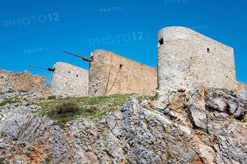 Ruins of old windmills