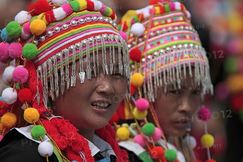 Lisu ethnic minority tribe