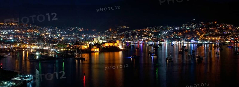 Bodrum Bay with Fortress