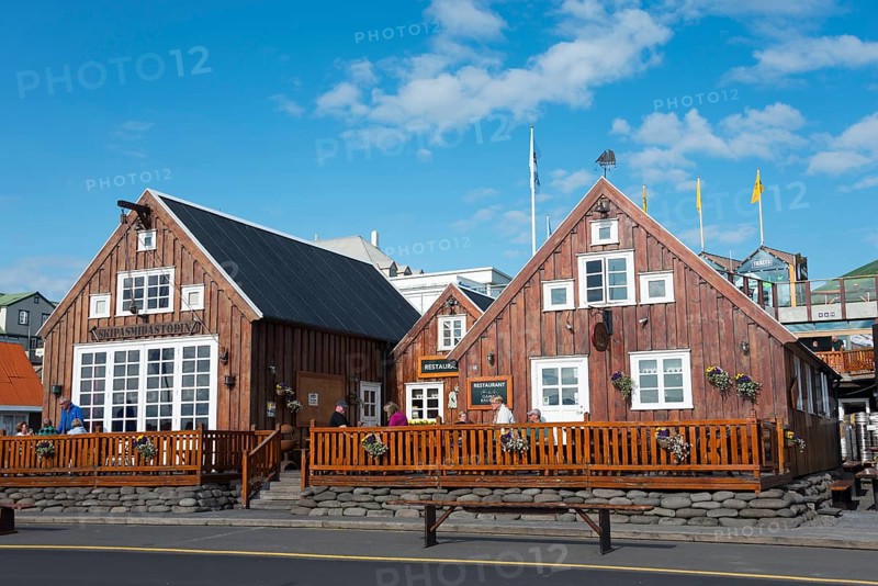 Wooden houses and restaurant Gamli Baukur