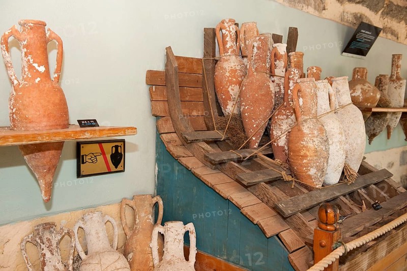 Stacked Ancient Amphorae