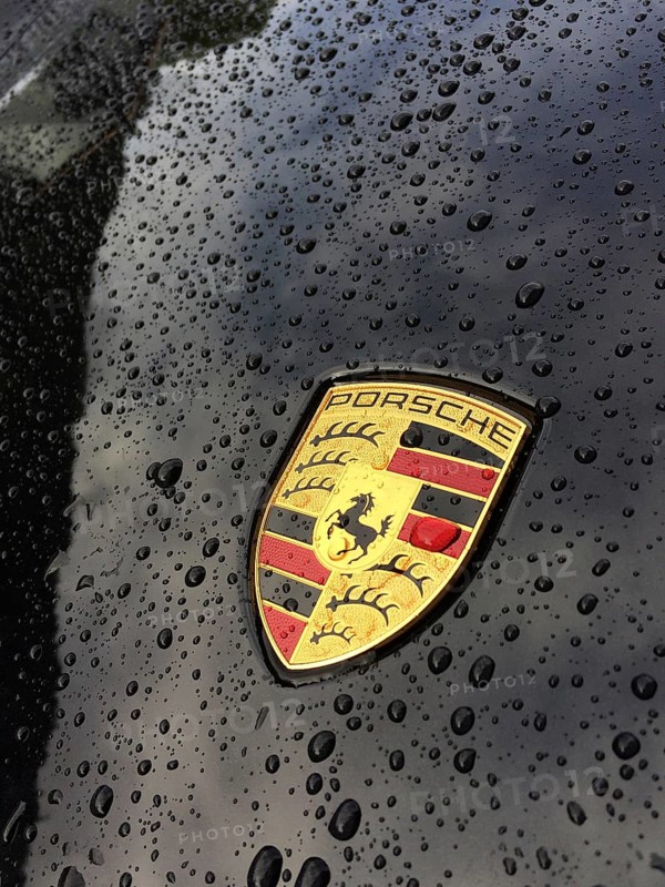 Porsche Crest on bonnet