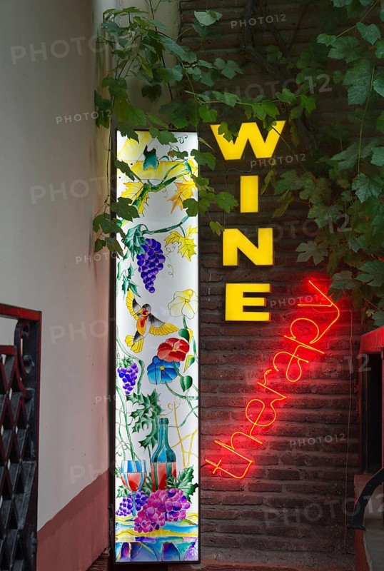 Advertisement for a wine therapy institute