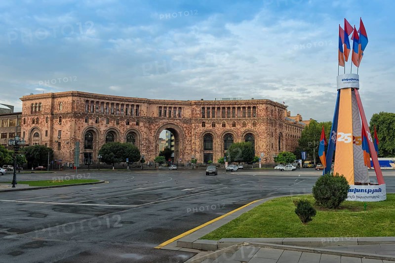 Republic Square in the morning