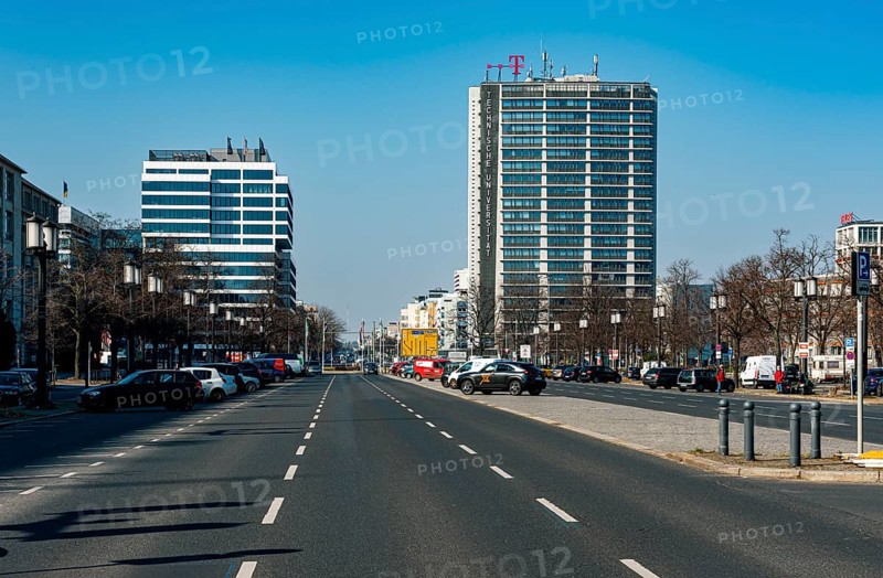 High-rise buildings and commercial buildings at Ernst-Reuter-Platz