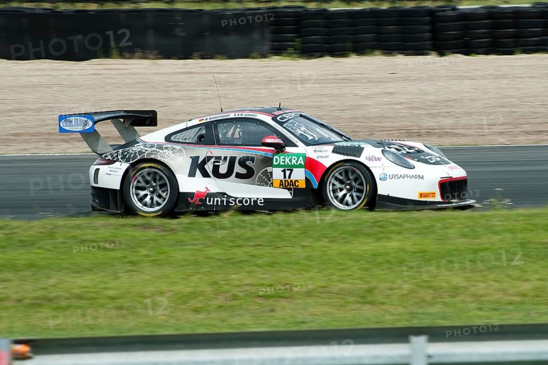 Porsche GT3 RS on race track