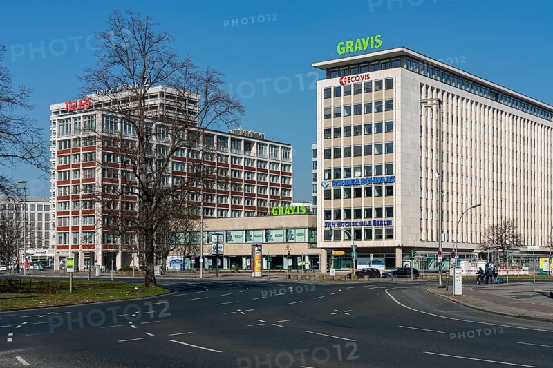 High-rise buildings and commercial buildings at Ernst-Reuter-Platz