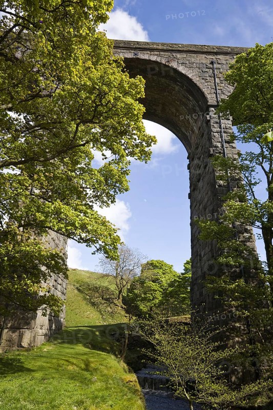 View of railway viaduct