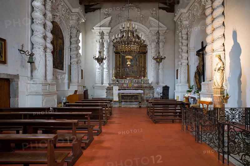 Interior view of the church Chiesa di Santa Caterina