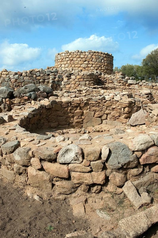 Excavation work at Nuraghe La Prisgiona