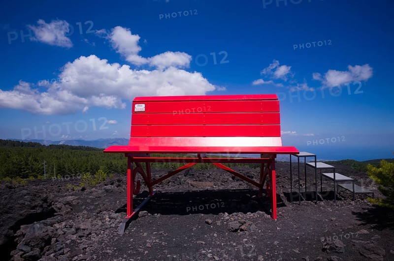 Giant Red Bench
