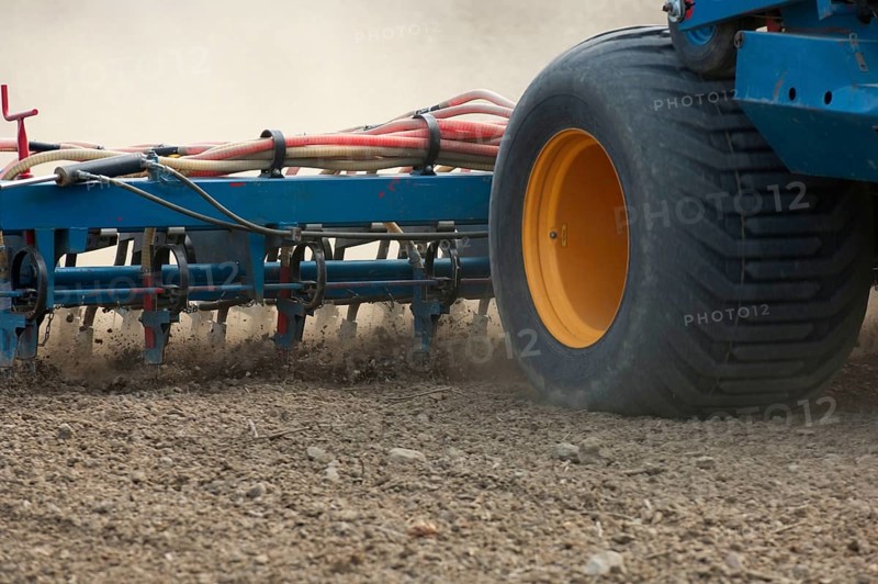 Close-up of a seeder