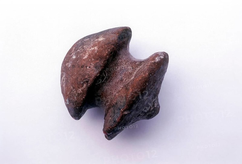 7th century A. D terracotta ear ring excavated at Muttam near Coimbatore