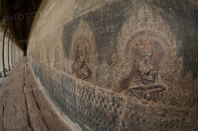 Bas-relief of the Apsaras