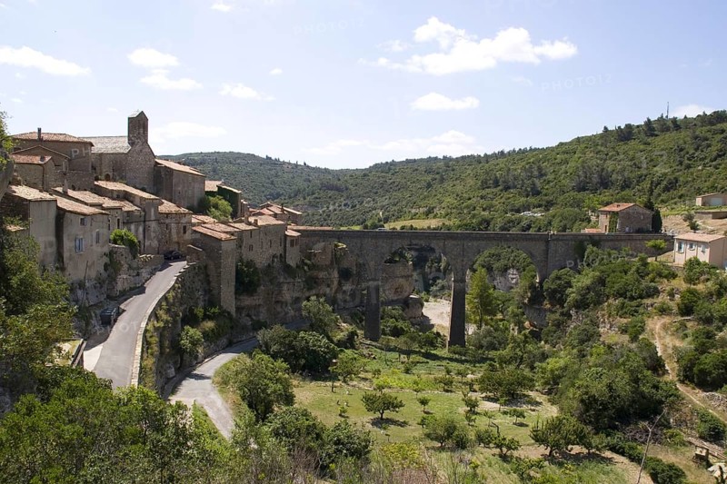 Bridge over the river Cesse near the Cathar village of Minerve