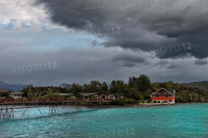 Lago Pehoe and Hosteria Pehoe