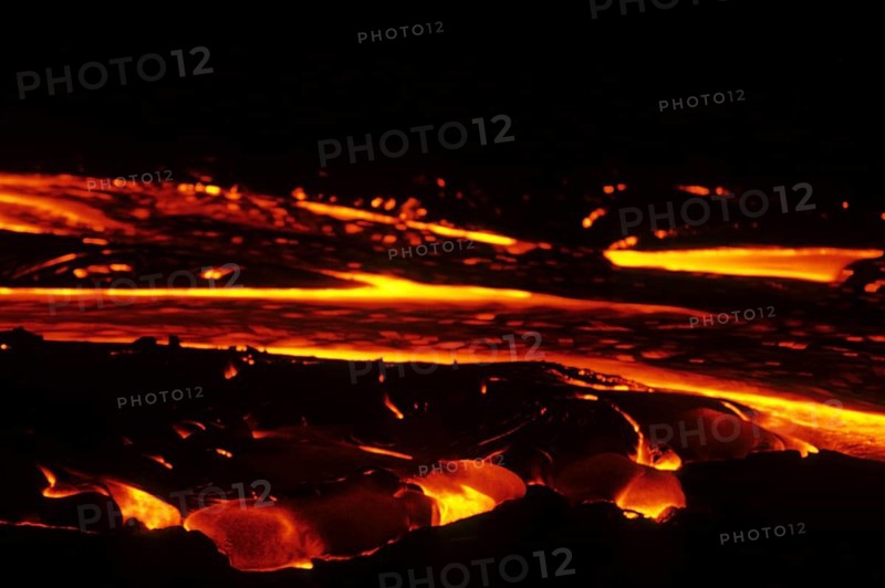 Active lava flow