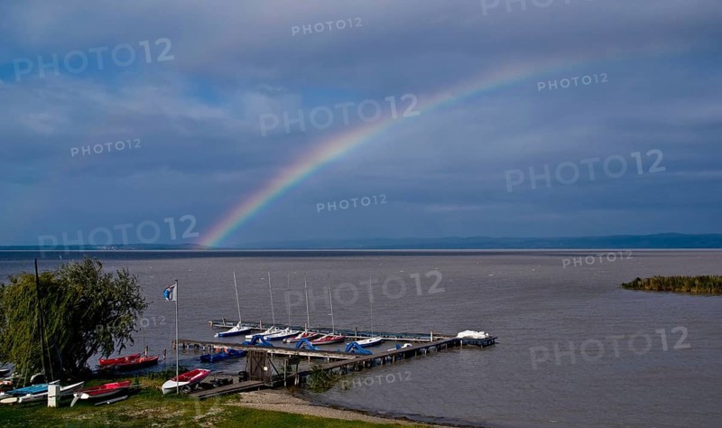 Rainbow over Lake Neusiedl