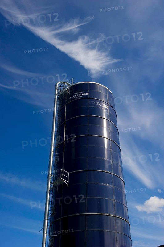 Harvestore System tower for silage storage