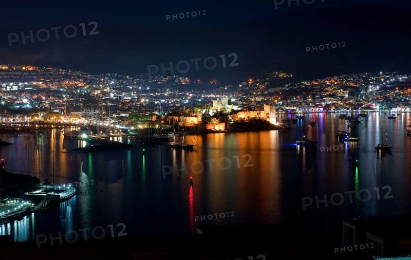 Bodrum Bay with Fortress