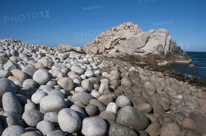 Pebbles on beach
