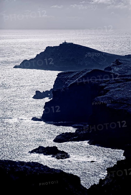 View at the end of hiking trail on Cape Ponta de Sao Lourenco